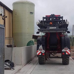 Liquid fertiliser storage for better logistics and space management.