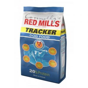 Bag of tracker dog food